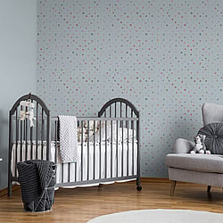 Galerie Wallcoverings Product Code 26837 - Great Kids Wallpaper Collection -  Watercolor Dots Design