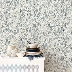 Galerie Wallcoverings Product Code 27013 - Morgongava Wallpaper Collection - Blue Colours - Vera Design