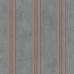 Galerie Wallcoverings Product Code 32637 - The New Design Book Wallpaper Collection - Rose Gold Grey Colours - Mixed Stripe Design