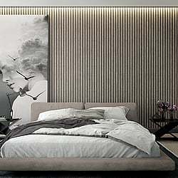 Galerie Wallcoverings Product Code 33959 - Eden Wallpaper Collection -  Wood Stripe Design