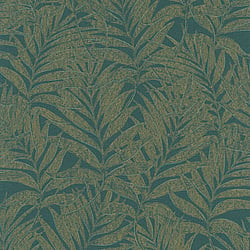 Galerie Wallcoverings Product Code 34007 - The New Design Book Wallpaper Collection - Green, Gold Colours - Botanical leaves design Design