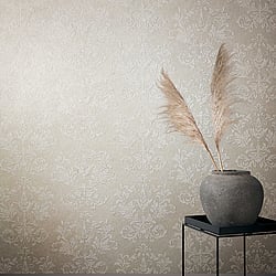 Galerie Wallcoverings Product Code 34011 - The New Design Book Wallpaper Collection - Beige, White Colours - A textured damask Design