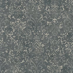 Galerie Wallcoverings Product Code 34296 - Urban Textures Wallpaper Collection - Black  Silver Colours - Ornamental Design