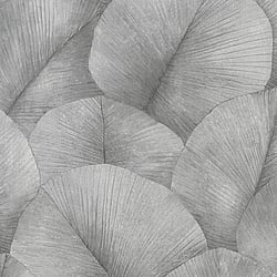 Galerie Wallcoverings Product Code 34508 - The New Design Book Wallpaper Collection - Grey Colours - Palm Leaf Design