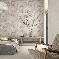 Galerie Wallcoverings Product Code 34511 - The New Design Book Wallpaper Collection - Rose Colours - Palm Leaf Design