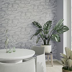 Galerie Wallcoverings Product Code 34536 - The New Design Book Wallpaper Collection - Grey Colours - Flow Design