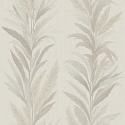 Galerie Wallcoverings Product Code 35901 - Ornamenta Wallpaper Collection - Beige Grey Colours - Leaf Flourish Design