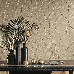 Galerie Wallcoverings Product Code 63420 - Natural Opulence Wallpaper Collection - Copper Colours - Paper Geo Design