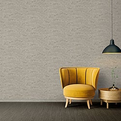 Galerie Wallcoverings Product Code AC60014 - Absolutely Chic Wallpaper Collection - Beige Grey Metallic Colours - Cherry Blossom Motif Design