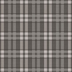 Galerie Wallcoverings Product Code G45307 - Vintage Roses Wallpaper Collection - Black Colours - Plaid Design