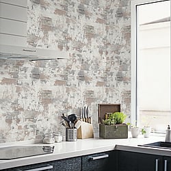 Galerie Wallcoverings Product Code G67989 - Natural Fx 2 Wallpaper Collection - Beige Brown Grey Colours - Brick Design