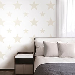 Galerie Wallcoverings Product Code SS21253 - Style Sisters Classic Wallpaper Collection -  Double Star Natural Design