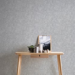 Galerie Wallcoverings Product Code WH30160 - Welcome Home Wallpaper Collection - Silver Grey Colours - Industrial Harlequin Motif Design