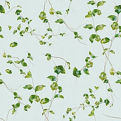 Galerie Wallcoverings Product Code WH45246M - Welcome Home Murals Wallpaper Collection - Blue, Green Colours - Trailing Ivy Design
