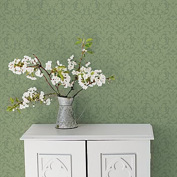 Galerie Wallcoverings Product Code 14009 - Ekbacka Wallpaper Collection - Green Colours -  