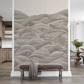 Galerie Wallcoverings Product Code 26786 - Crafted Wallpaper Collection - Brown Taupe Grey Colours -  