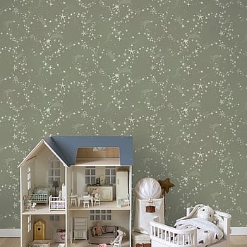 Galerie Wallcoverings Product Code 29022 - Resan Wallpaper Collection - Green Colours -  