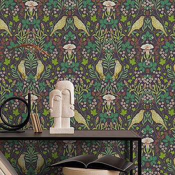Galerie Wallcoverings Product Code 47621 - Heritage Wallpaper Collection - black Colours -  