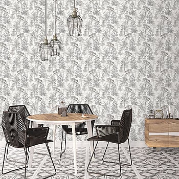 Galerie Wallcoverings Product Code 7311 - Evergreen Wallpaper Collection - Grey Mica Colours -  
