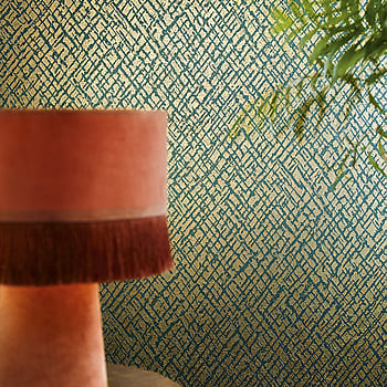 Galerie Wallcoverings Product Code 91941 - Energy Wallpaper Collection - Green, Gold Colours -  