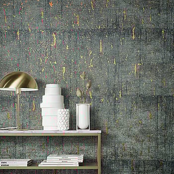 Galerie Wallcoverings Product Code 95026 - Air Wallpaper Collection - Anthracite Colours -  