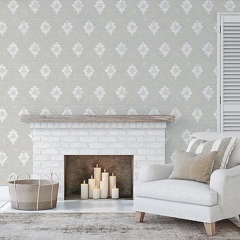 Galerie Wallcoverings Product Code CI38241 - Classic Silks 4 Wallpaper Collection - Silver Grey Colours -  