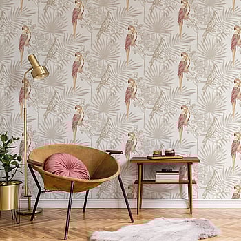 Galerie Wallcoverings Product Code CM27001 - Botanica Wallpaper Collection - Red Colours -  