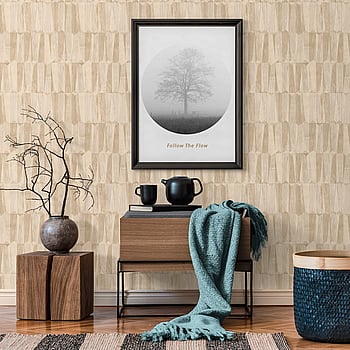 Galerie Wallcoverings Product Code FS72031 - Fusion Wallpaper Collection - Beige Cream Grey Colours -  