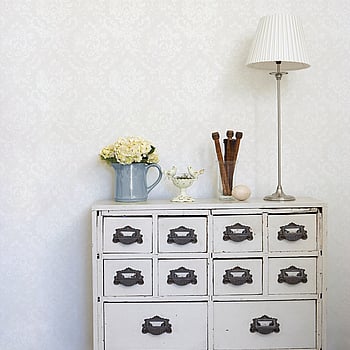 Galerie Wallcoverings Product Code G45011 - Vintage Rose Wallpaper Collection - Cream Colours -  
