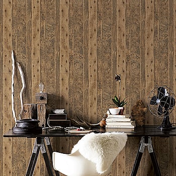 Galerie Wallcoverings Product Code G45346 - Grunge Wallpaper Collection - Brown Colours -  