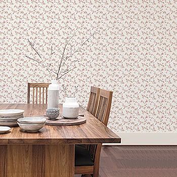Galerie Wallcoverings Product Code G56648 - Small Prints Wallpaper Collection - Pink Brown Beige Colours -  