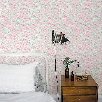 Galerie Wallcoverings Product Code G56669 - Small Prints Wallpaper Collection - Pink Green Cream Colours -  