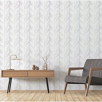 Galerie Wallcoverings Product Code G68001 - Organic Textures Wallpaper Collection - White Grey Colours -  