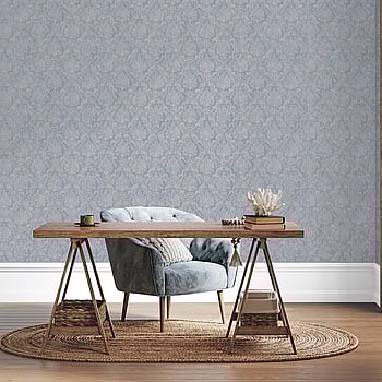 Galerie Wallcoverings Product Code G68088 - Special FX 2 Wallpaper Collection - Blue, Silver Colours -  