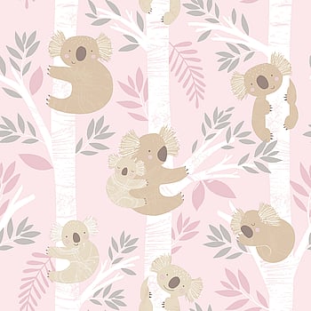 Galerie Wallcoverings Product Code G78387 - Tiny Tots 2 Wallpaper Collection - Pink Grey Glitter Colours -  