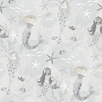 Galerie Wallcoverings Product Code G78389 - Tiny Tots 2 Wallpaper Collection - Grey Silver Glitter Colours -  