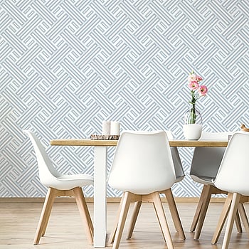 Galerie Wallcoverings Product Code GX37607 - Geometrix Wallpaper Collection - Blue Light Blue Colours -  