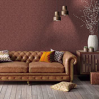 Galerie Wallcoverings Product Code HV41027 - Havana Wallpaper Collection - Metallic Red Colours -  