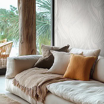 Galerie Wallcoverings Product Code HZ62067 - Horizon Wallpaper Collection - Metallic White Colours -  