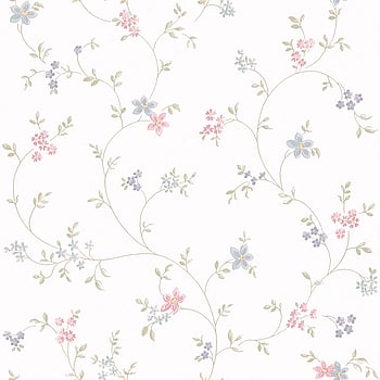 Galerie Wallcoverings Product Code MC61028 - Maison Charme Wallpaper Collection - Blue, Green, Pink, Cream Colours -  