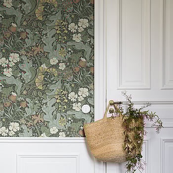 Galerie Wallcoverings Product Code S83103 - Hjarterum Wallpaper Collection - Green Colours -  