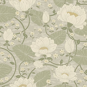 Galerie Wallcoverings Product Code S83124 - Hjarterum Wallpaper Collection - Greige Colours -  