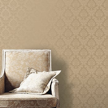 Galerie Wallcoverings Product Code SK34755 - Simply Silks 3 Wallpaper Collection - Brushed Metallic Gold Colours -  