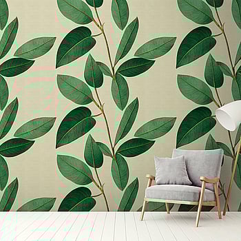 Galerie Wallcoverings Product Code WH45233M - Welcome Home Murals Wallpaper Collection - Cream, Yellow, Green Colours -  