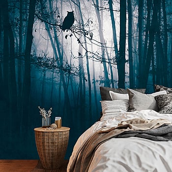 Galerie Wallcoverings Product Code WH45274M - Welcome Home Murals Wallpaper Collection - Blue, Grey, Black Colours -  